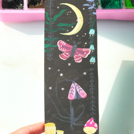 Luna Mushroom Bookmark 1 Original
