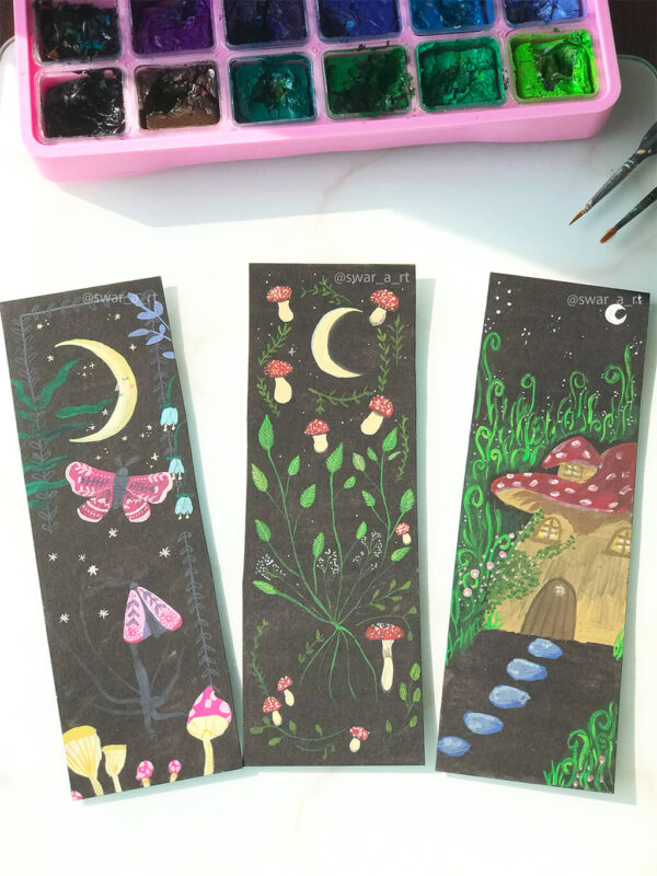Luna Mushroom Bookmarks Original Set
