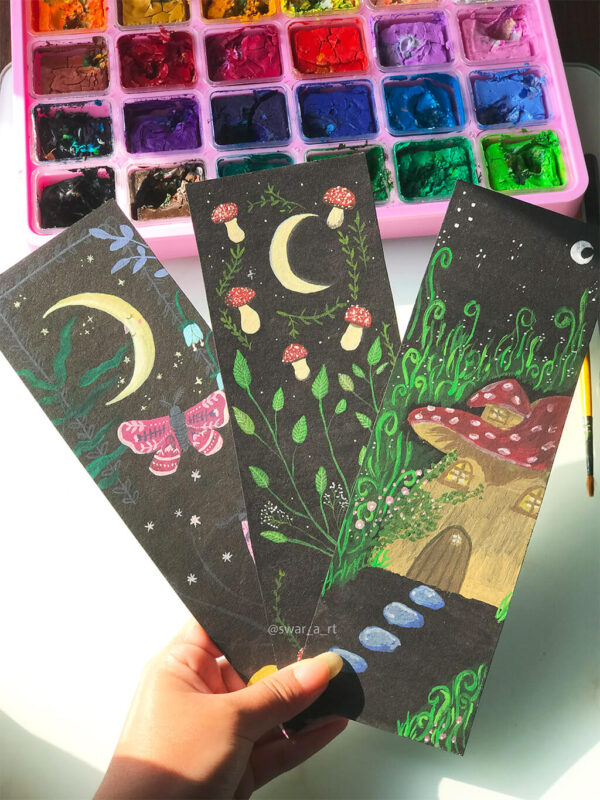 Luna Mushroom Bookmarks Original Set - Image 2