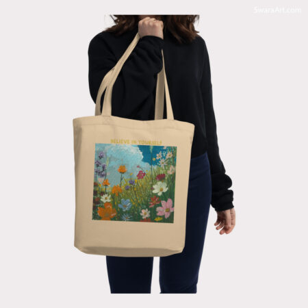 Spring Breeze Organic Cotton Tote Bag
