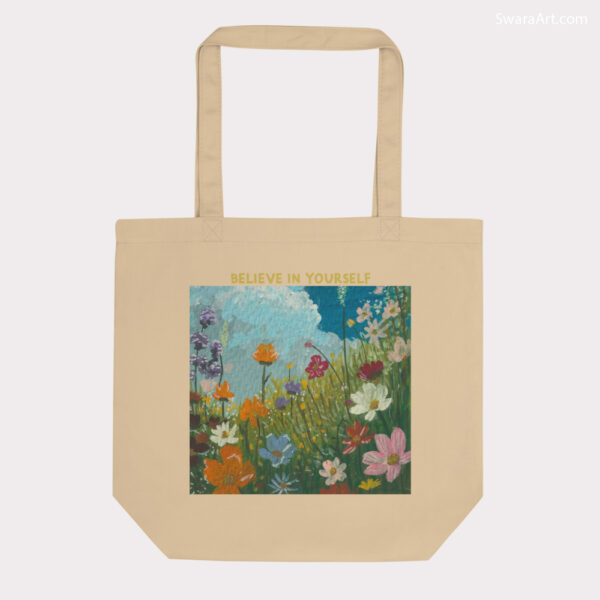 Spring Breeze Organic Cotton Tote Bag - Image 2