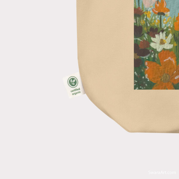 Spring Breeze Organic Cotton Tote Bag - Image 4