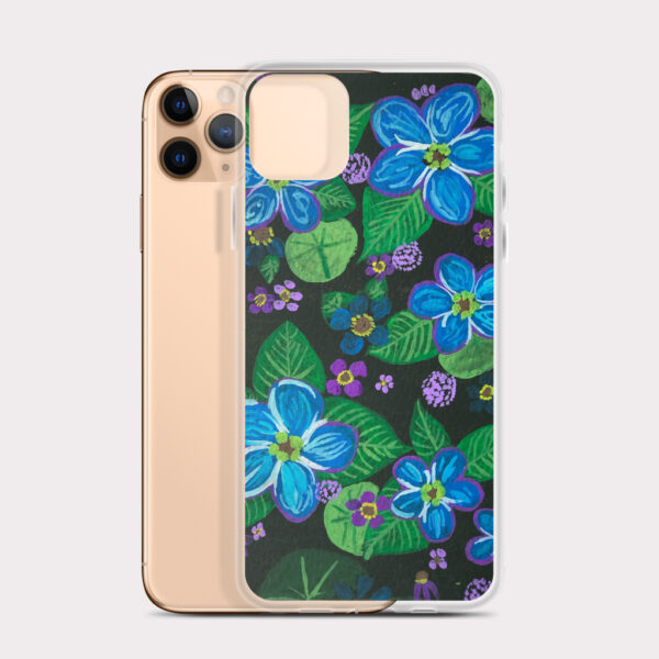 Flora Blues iPhone Case - Image 2