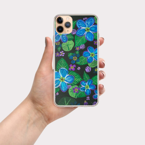 Flora Blues iPhone Case - Image 3