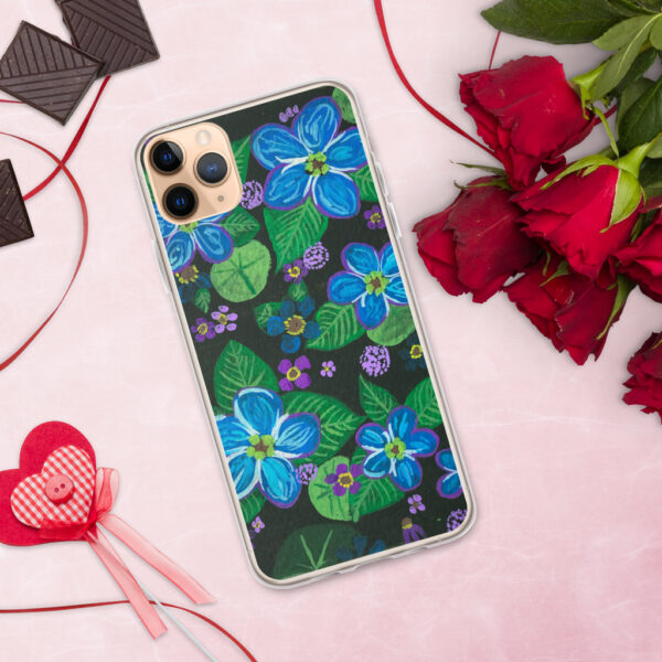 Flora Blues iPhone Case - Image 4