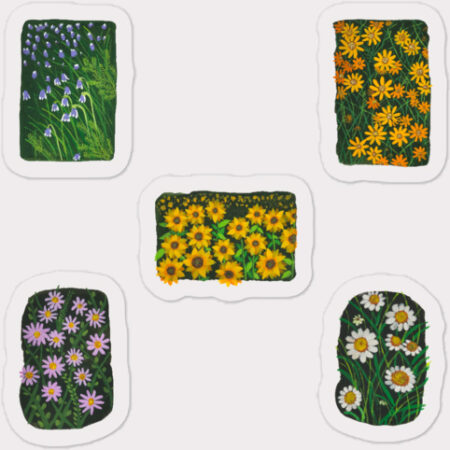 Wild Flower Sticker Set